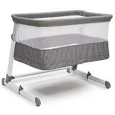 Beautyrest Room2grow Bedside Newborn Bassinet To Infant Sleeper In Grey By Delta Children Buybuy Baby Newborn Bassinet Baby Sleepers Baby Bassinet