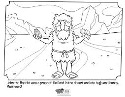 John The Baptist Bible Coloring Pages What S In The Bible Bible Coloring Pages John The Baptist Bible Coloring