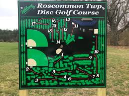 Roscommon, f45 e970, ireland coordinate: Roscommon Township Disc Golf Course Professional Disc Golf Association