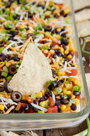 Black Bean Dip With Cream Cheese Southwestern 7 Layer Dip Appetizer Yellowblissroad Com Recipe Recipes Appetizer Dips Food