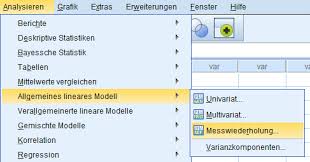 Einfaktorielle Anova Mit Messwiederholung In Spss Rechnen Bjorn Walther