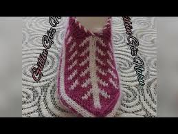 Yapimi Istenilen Bes Sisle Kilim Desenli Patik Modeli 2 Kisim Youtube Tig Isleri Patikler Kilim