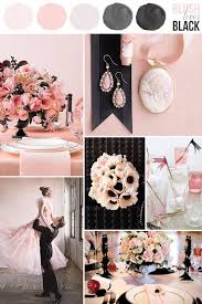25 Chic Blush And Black Wedding Ideas Blush Wedding Theme Wedding Theme Colors Pink Wedding Colors