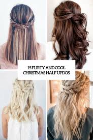 We have for you 36 hairstyles that any teenager with a long hair can wind up for either everyday fashion or for your need of the best hair look for a special occasion! 15 Flirty And Chic Christmas Half Updos Styleoholic