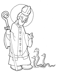 St Patrick Catholic Coloring Page Feast Day Is March 17 San Patricio Libro De Colores Paginas Para Colorear De Biblia