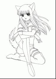 Neko maid coloring page by hitodrago on deviantart. Images Of Chibi Neko Anime Wolf Girl