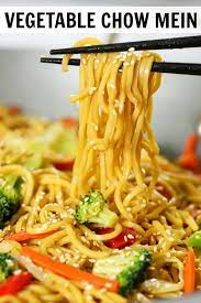 Vegetable Chow Mein Vegetable Chow Mein Chow Mein Recipe Vegetable Chow Mein