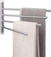 Explore the widest collection of home decoration and construction products on sale. Kes Swivel Towel Bar Sus 304 Stainless Steel 4 Arm Bathroom Swing Hanger Towel Rack Holder Storage Organizer Space Saving Wall Mount Brushed Finish A2102s4 2 Amazon Com