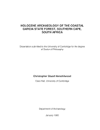 pdf holocene archaeology of the coastal garcia state forest