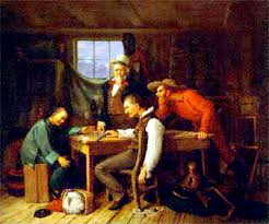 Rufus Wright, "The Card Players," 1882, oil on canvas.