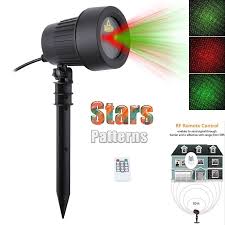 Outdoor Tuin Decoratie Waterdichte Ip65 Kerst Laserlicht Ster Projector Douches Rood Groen Statische Twinkle Met Rf Afs Star Projector Laser Lights Lawn Lights