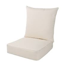 Lnc Indoor Seat Cushions Outdoor Deep Seat Chair Cushion Square Pillow Cushion Set Beige Walmart Com Walmart Com In 2020