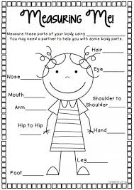 Measuring Me Boy And Girl Templates Math Activities Elementary Measurement Activities Math Activities For Kids