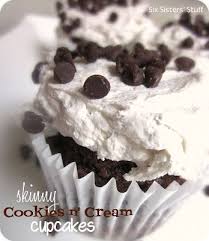 Skinny Cookies N Cream Cupcakes Recipe Skinny Cookies Skinny Dessert Skinny Desserts Recipes