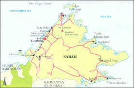 There is also a source claiming that the term originated from ki nabalu, ki meaning have or. Map State Of Sabah Malaysia Wonderful Malaysia