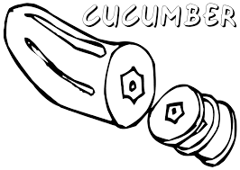 Over 1,000 coloring pages for children! Cucumber 1 Coloring Page Free Printable Coloring Pages For Kids