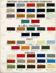 Bmc Bl Paint Codes And Colors How To Library The Mg