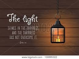 The people who walked in darkness have seen a great light; Light Shines Darkness Vector Photo Free Trial Bigstock