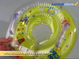 Suntekstore Inflatable Swim Ring For Baby Bath Neck Float Video Dailymotion