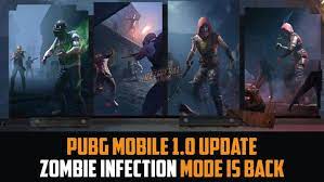 Pubg Mobile 1 0 Update Zombie Infection Mode Is Back Infection Mode Gameplay Season 15 Update Zombie Seasons Concert