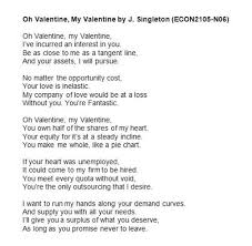 Oh Valentine My Valentine Uwg Valentine S Day Poem Contest Spring 2015 Valentines Day Poems Opportunity Cost Poems