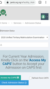 The portal is meant for both utme and direct entry. How To Check Admission Status On Jamb Caps 2020