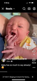 My husband said baby, instead of commenting