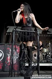 New Years Day Warped Tour New Years Day Band Metal Girl Ashley Costello