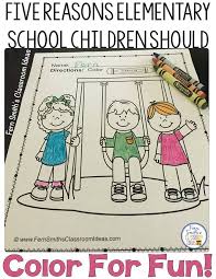 Why Should Children Between The Ages Of 5 And 10 Years Old Be Allowed To Color First As Someone Elementary Schools Fern Smith S Classroom Ideas Elementary