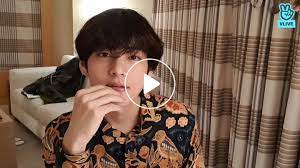 Kim taehyung appeared on v live today, surprising fans with a brief mukbang after a long time. V Live My Belated Birthday