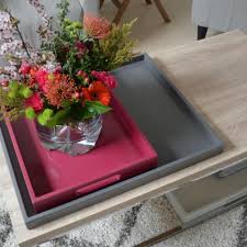 Shop our ottoman tray selection from top sellers and makers around the world. Dark Blue Ottoman Tray For Coffee Table Modern Small To Extra Etsy