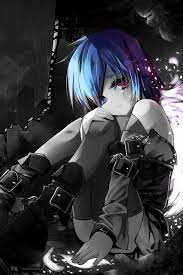 Blue Hair Anime Boy Sad Otaku Wallpaper #sad #cry #tear #paramountnetwork #paramount network. blue hair anime boy sad otaku wallpaper