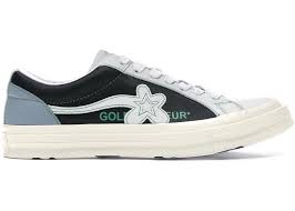 Converse one star ox tyler the creator golf le fleur purple green 162128c us size currently unavailable. Converse One Star Ox Golf Le Fleur Industrial Pack Black 164023c