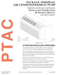 How do i wire a remote thermostat to a ptac az65h12dad, i only have 6 wires for my remote thermostat? Amana Ptac Installation Instructions Owner S Manual Pdf Download Manualslib