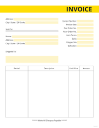 Free Invoice Template Pdf Editable Invoice Template Bonsai