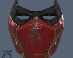 Red Hood Cyborg Ninja Helmet 3d Model Stl File Etsy In 2020 Red Hood Red Hood Helmet Helmet