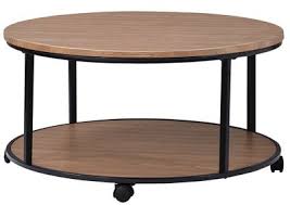 Industrial furniture swivel castors casters brake caster wheels coffee table circle black 7,6 cm carliton 4 out of 5 stars (35) $ 12.95. 17 Stories Yatendra Round Coffee Table With Caster Wheels And Wood Textured Surface For Living Room F35 5 Shopstyle