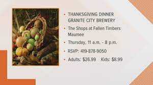Florida's turnpike to offer free coffee during thanksgiving travel. Thanksgiving At Granite City Food Brewery Wtol Com