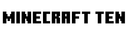 A font is the combination of typeface, size, weight, slope, and style to make up a printable or displayable set of characters. Minecraft Ten Fuente Ffonts Net