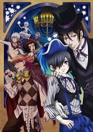 Kuroshitsuji, ciel phantomhive, yana toboso, official art. Yuuki Tai Mayumi Shintani Join Black Butler Book Of Circus Cast News Anime News Network