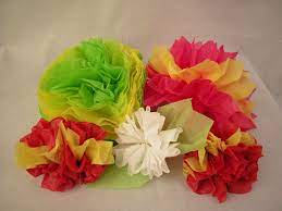 How To Make A Paper Carnation Paper Flowers Tissue Paper Flowers Folded Paper Flowers