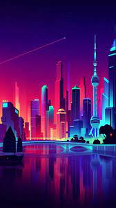 Perfect screen background display for desktop, iphone, pc, laptop, computer, android phone, smartphone, imac, macbook, tablet, mobile device. Beutiful Animated Town Mobile Wallpapers City Wallpaper City Art Cityscape Art