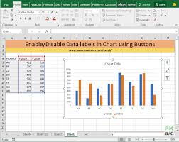 Enable Or Disable Excel Data Labels At The Click Of A Button