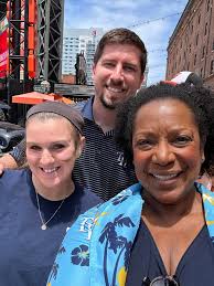 Meeting Tampa Bay Rays players at the ball park today