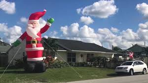 Based on demand and features. Video Vandals Target 25 Foot Inflatable Santa Youtube