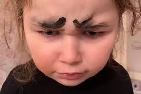 Gran apologies to school after granddaughter draws bushy 'Groucho Marx'  eyebrows