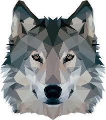 Wolf By Edwardmhz In 2021 Geometric Wolf Geometric Animals Polygon Art