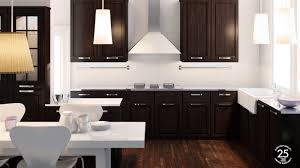 Dark Wood Kitchen Design Kitchen Pictures Ideas Dark Brown Kitchen With Brown Dark Wood Design Kitchen Craft Cabinets Sleek Kitchen Design Ikea Kitchen