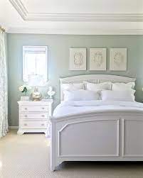 Walls Are Restoration Hardware Silver Sage Gray Green Blue Tranq Meuble Chambre A Coucher Literie Blanche Mobilier De Salon