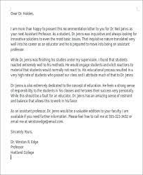 Free 5 Sample Teaching Position Recommendation Letter Templates In Ms Word